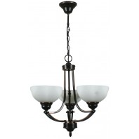 Lighting Inspiration-Houston 3Lt Pendant-Bronze / Chrome